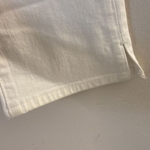 New FRAME Le High Pedal Pusher Jeans - Blanc Sz 25 - Picture 4 of 6